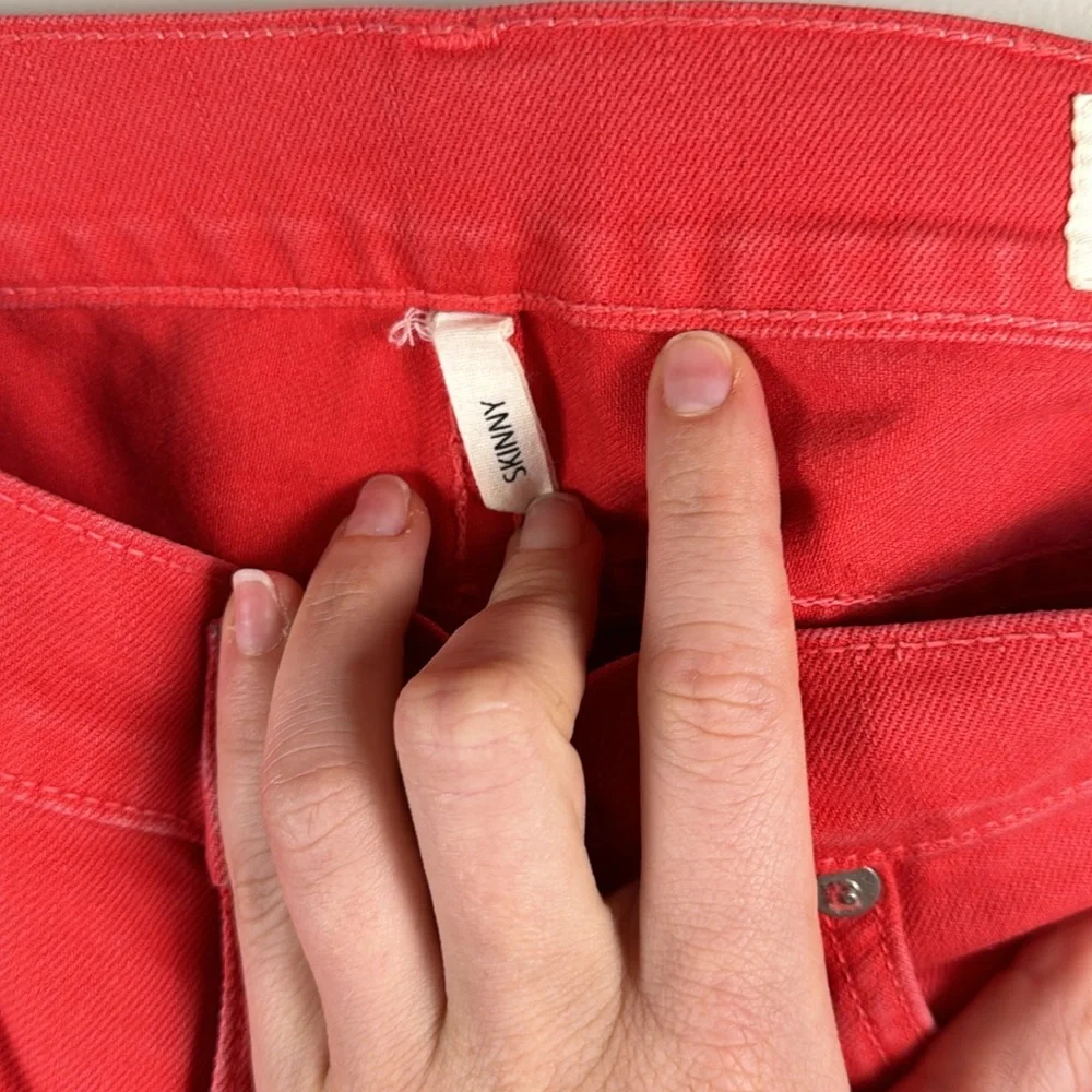 Rag & Bone Red Jeans - Picture 3 of 4